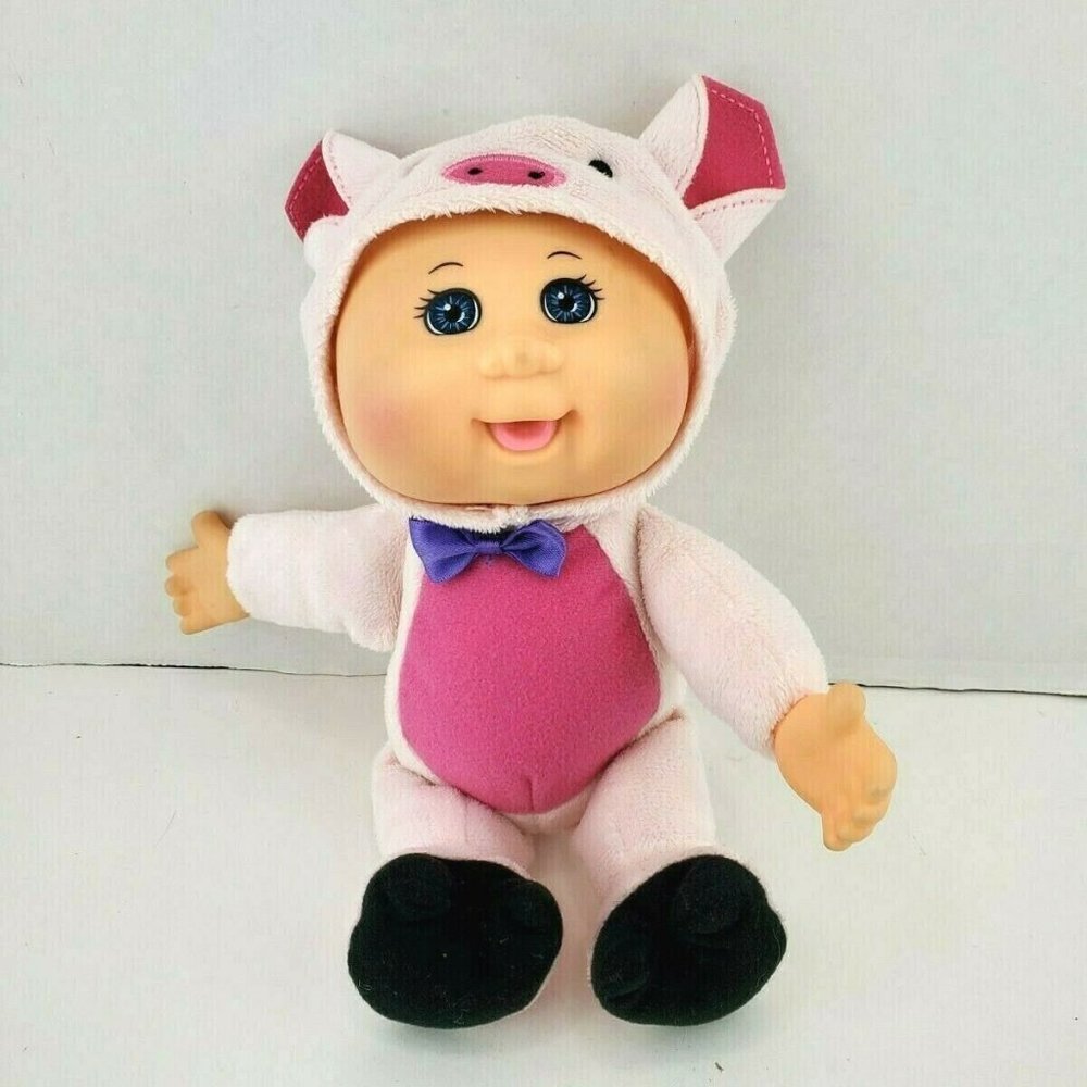 Cabbage Patch Kids CPK Collectible Cuties Baby Doll Adorable Costumes Pig EUC